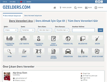 Tablet Screenshot of ankara.ozelders.com