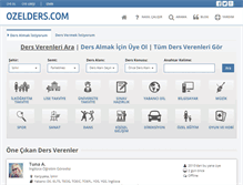 Tablet Screenshot of izmir.ozelders.com